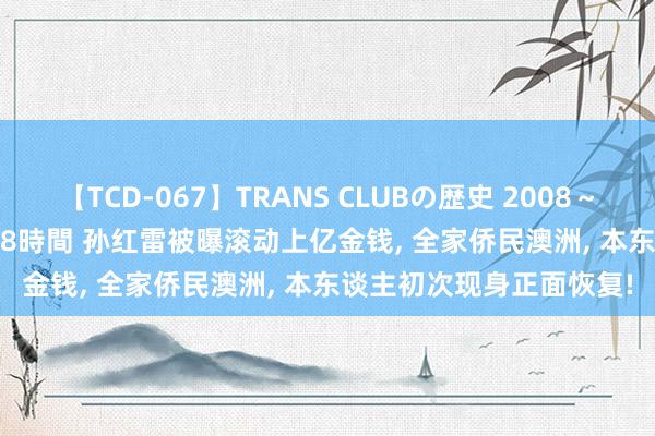 【TCD-067】TRANS CLUBの歴史 2008～2011 44タイトルBEST8時間 孙红雷被曝滚动上亿金钱, 全家侨民澳洲, 本东谈主初次现身正面恢复!