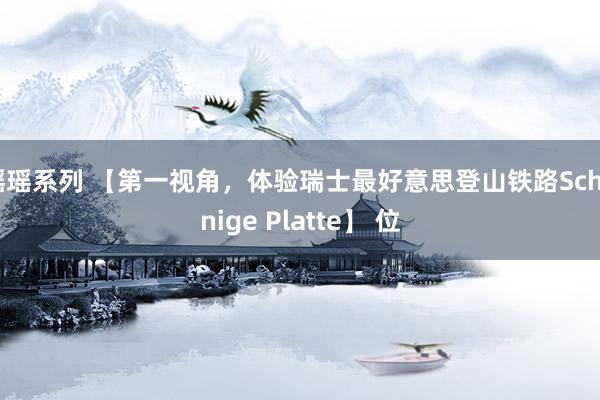 瑶瑶系列 【第一视角，体验瑞士最好意思登山铁路Schynige Platte】 位