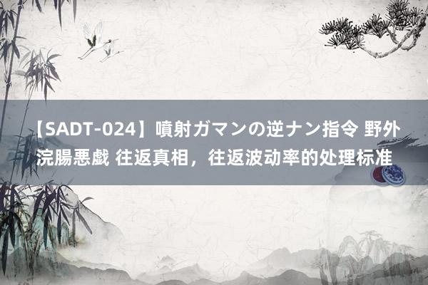 【SADT-024】噴射ガマンの逆ナン指令 野外浣腸悪戯 往返真相，往返波动率的处理标准