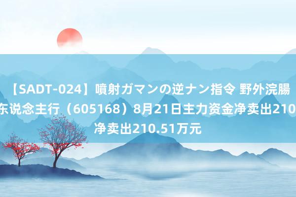 【SADT-024】噴射ガマンの逆ナン指令 野外浣腸悪戯 三东说念主行（605168）8月21日主力资金净卖出210.51万元